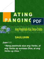 Lesson 05 Ating Panginoon