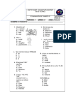 Prueba de p - 1 Ingles 3