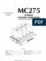 McIntosh MC 275 MK IV Service Manual