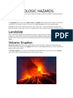 Geologic Hazards Science