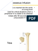 Intraosseous Infusion