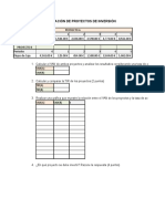 Cálculos Caso Práctico - Valoración de Proyectos y Empresas