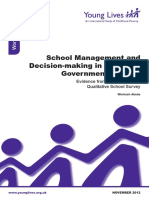 School Management and Decision-Making in Ethiopian Government Schools