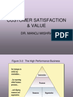 Customer Satisfaction & Value: Dr. Manoj Mishra