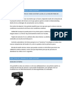 Qué Tipos de Cámara de Video Existen PDF