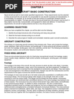 Aircraft Basic Construction: Learning Objectives