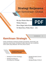 Strategi Kerjasama Dan Kemitraan Global