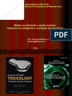 Metais No Ambiente e Saúde Humana Aspectos Toxicologicos Da Exposição
