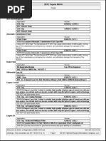 2012 Toyota Rav-4 2.5l Vvt-I Fluid Capacities