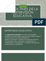 Otros Fines de La Supervisión Educativa