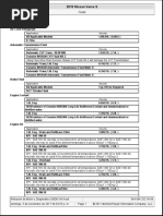 2010 Nissan Versa S Fluid Capacities