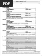 2010 Jeep Patriot 2.4l VVT Fluid Capacities