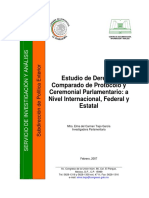 Estudio de Derecho Comparado de Protocolo y Ceremonial Parlamentario A Nivel Internacional, Federal y Estatal PDF