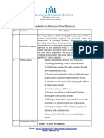 JD Format - IMI - Toppscholars