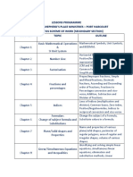 Schemes of Work