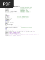 Vanderwall Equation Matlab