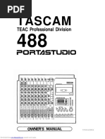 TASCAM 488 Portastudio Manual