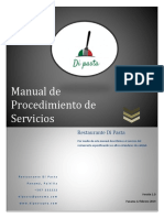 Manual de Servicio - Di Pasta (A.administrativo)