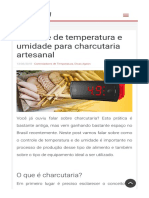 Controle de Temperatura e Umidade para Charcutaria Artesanal