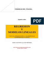 Regresión lineal y modelos ANOVA