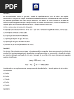 lista de questoes quimica