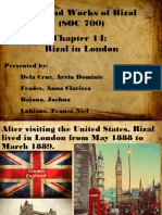 Rizal's Life and Works in London