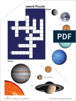 Planets Crossword Puzzle