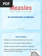 Intro To Measles Slide Set