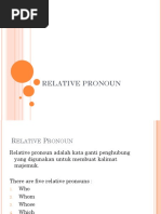 Relative Pronoun