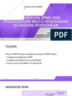 Pengimbasan Dan Peningkatan Mutu Pendidikan Di Satuan Pendidikan