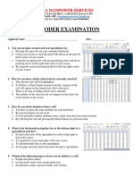 Encoder Written Exam