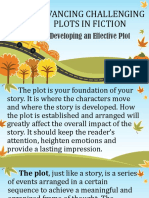 Advancing Challenging Plots in Fiction: Developing An Effective Plot