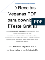 200 Receitas Veganas PDF para download 【Teste Grátis!】