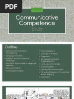 Communicative Competence