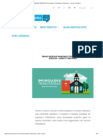 (MAPAS MENTAIS) Imunidades Tributárias em Espécies - Direito Tributário