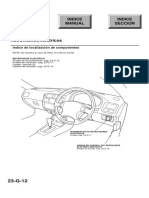 Honda Civic 96-97 - Power Folding Mirrors Wiring Diagram - HELMS (In Spanish)