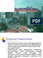 Kebijakan Dan Desentralisasi Fiskal