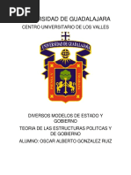Diversos Modelos de Estado y de Gobierno