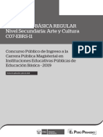 C07-Ebrs-11 - Ebr Secundaria Arte y Cultura - Forma 1 PDF
