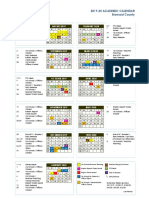 2019-20 Academic Calendar