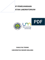 Sop Pemeliharaan Peralatan Laboratorium PDF