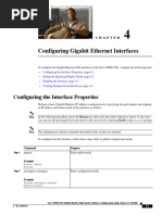 Configuring Gigabit Ethernet Interfaces: Configuring The Interface Properties