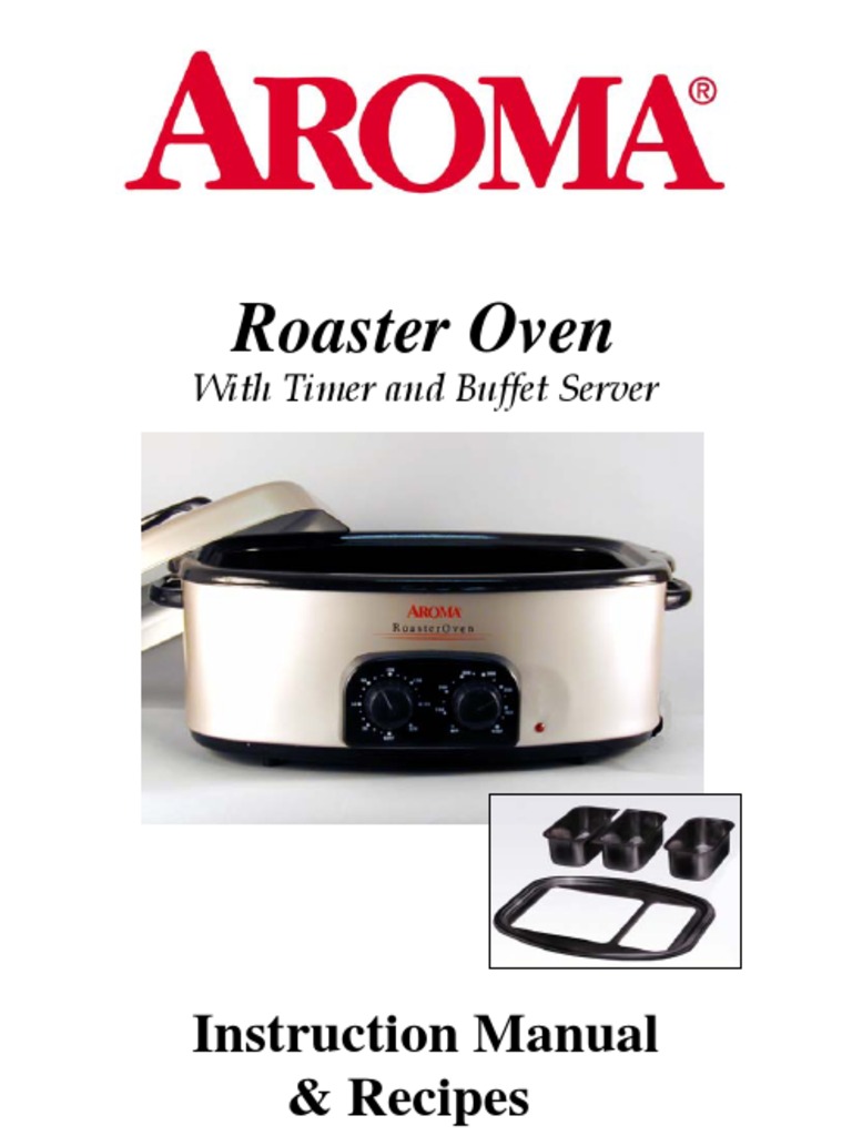 Roaster Oven Instruction Manual & Recipes PDF Roasting Baking
