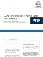 Analisis Contextual Autoconsumo Fotovoltaico en Colombia