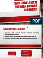 Peristiwa Proklamasi Kemerdekaan Bangsa Indonesia PPT GUE