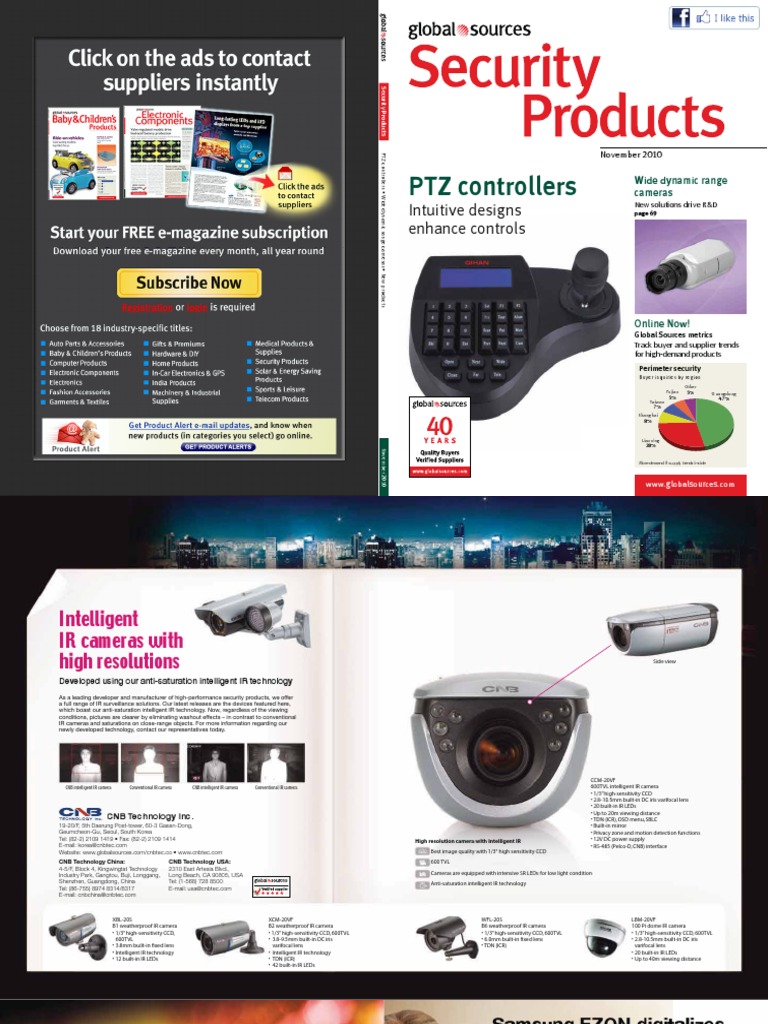 Security Products, PDF, Camera