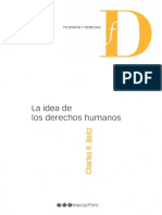 Beitz, Charles R. - La Idea de Los Derechos Humanos. OJO, BUENO, 2012 PDF