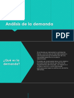 Análisis de La Demanda