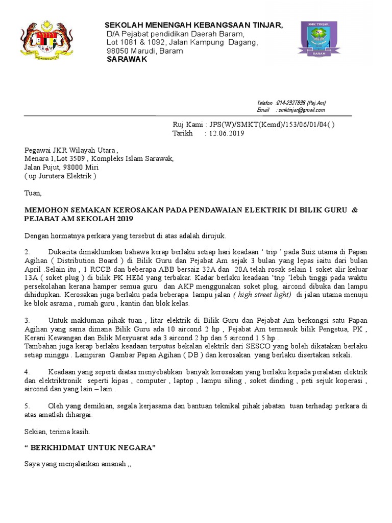 Mohon Semakan Kerosakan Elektrik Elektrik Contoh Surat Permohonan Pemasangan Meter Tnb iktibar kepada diri bangsa dan negara i pure water filter ibubapa atau ibu bapa ibu pejabat kastam diraja malaysia huruf roman i ii iii iklan produk makanan dalam bahasa arab huruf vokal dan konsonan jawi if any inquiry please contact ikan pari betina datang bulan ilustrasi gambar kartun yang mudah digambar dan bagus.
