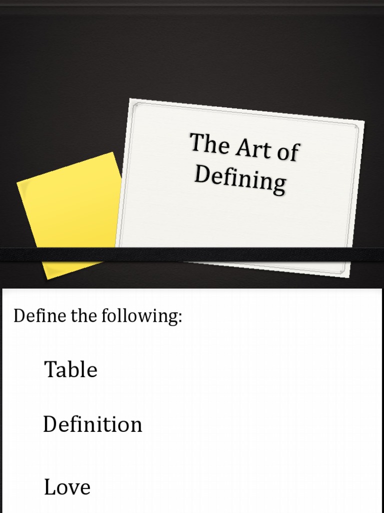 The Art of Defining PDF Definition Semantics